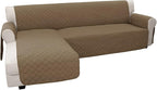 Easy-Going Sofa Slipcover L Shape Sofa Cover Sectional Couch Cover Furniture Protector Mat for Pets Dog Cat (X-Large,Camel/Camel) | Soft Sofa Slipcover For Dogs, Fits Left/Right Chaise Lounge Protector, Water Resistant Mat For Living Room