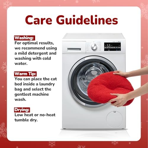 CATISM Christmas Cat Bed - Cute Santa Claus Cat Beds for Indoor Cats - Image 6