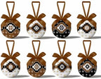 Western Christmas Ornaments - Western Christmas Decor Ball Ornaments Tree Decorations Hanging Balls 2.36 Inch for Xmas Tree Party Home Holiday，Xmas Gifts Set of 16Pcs by GPGHEFlags