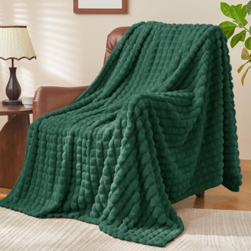 BEDELITE Emerald Green Fleece Twin Throw Blanket for Bed, 60x80 Inch by BEDELITE