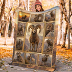Bighorn Sheep Throw Blanket Gifts for Wild Animal Lover 80"X60" - Image 5