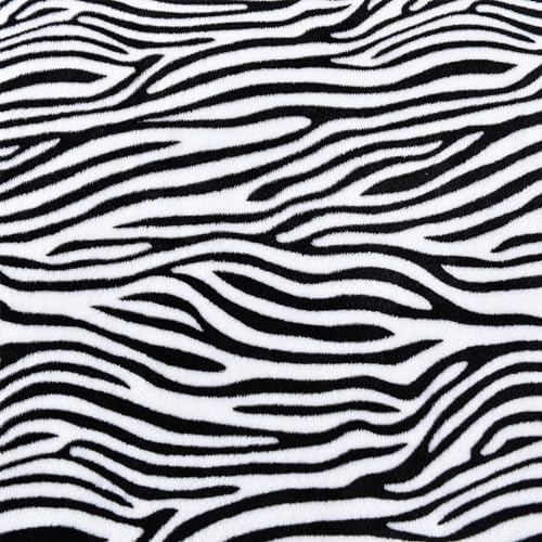 Vessia Zebra Printed Twin Blanket for Bed, 300GSM Couch Blanket for Adults - Image 6