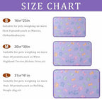 1 Pack 3 Blankets for Dog Puppy Cat (Large 41x31'', Purple, Pink, Brown) - Image 3