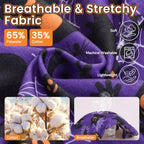 BINGPET 2PCS Dog Halloween Costume, Soft Cotton Puppy Shirt, Bat & Pumpkin - Image 2