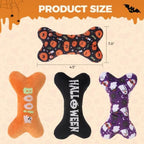 SCENEREAL Halloween Dog Toy for Small Medium Large Sized Dogs - 4 Pack - Image 7