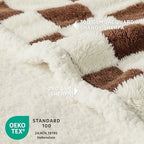 LE SURE Waterproof Blanket for Bed Cute Cozy 3D Jacquard, Twin（60x80） - Image 3
