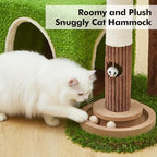 Woochpet Cat Tree Tower, Green - Image 3