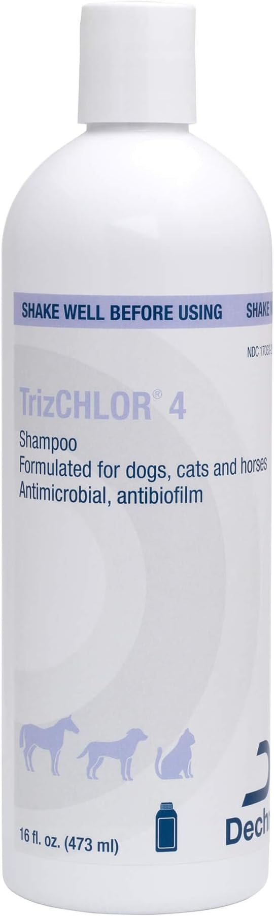 4 Shampoo for Dogs, Cats and Horses, 16 Ounce | Antibiofilm; Packaging May Vary