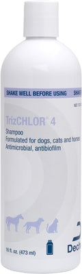 4 Shampoo for Dogs, Cats and Horses, 16 Ounce | Antibiofilm; Packaging May Vary