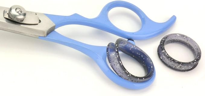 Silent Pet Grooming Kit for Dogs, Cats and All Pet Grooming - A Quiet Alternative to Electric Clippers for Sensitive Pets (Right-Handed Blue)