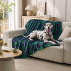 BEDELITE Christmas Fleece Twin Blanket for Couch & Bed, Blue & Green - Image 7