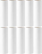 Lint Roller Refills 6.3 inch Great Value 10 Pack Extra Sticky Lint Remover Refills for Pet Hair Clothes Floor 6.3 inch Wide Lint Roller Replacement Refills