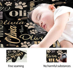 Personalized Custom Cat Name Lover Blanket, 30"x40" Soft Lightweight Plush Throw for Couch, Bed, Sofa Decoration - Image 4