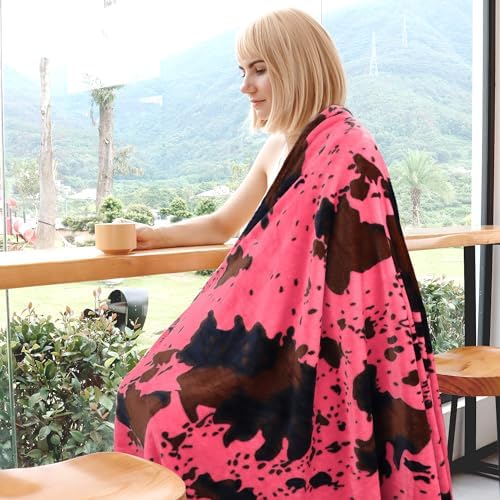 Twin Size Blanket, Hot Pink, 60"x80" - Image 5