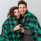 BEDELITE Buffalo Plaid Flannel Fleece Throw Blanket for Couch - Image 3
