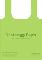 Neater Pet Brands Neater Bags Dog Waste Bag, No Rolls to Fuss With - Dog Poop Bags Dispense One at a Time, Doggie Poop Bag with Easy-Tie Handles (180 Count)