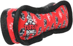 TUFFY® Bone Medium Ultra Durable Plush Dog Toy | Multiple Layers & Reinforced Seams, Washable and Floats, Original Construction