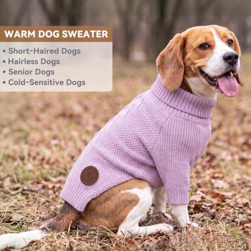 cyeollo Dog Sweaters for Large Dogs, Warm Knit Pullover with Long Sleeve - Image 4