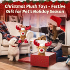 Newget Christmas Squeaky Dog Toys, Plush Dog Chew Toys with Crinkle Paper - Image 6