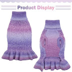 QBLEEV Small Dog Sweaters for Girls - Warm Winter & Fall Dog Sweaters with Soft Material, Turtleneck & Vest Options, Female XS - Image 4