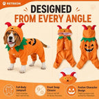 Dog Halloween Clothes, Pumpkin Costume for Dogs,M - Image 5