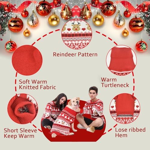 Christmas Matching Dog and Owner Outfits Sweater Clothes,Pet XXL - Image 7
