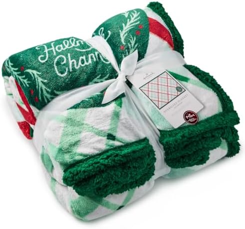 Hallmark Channel Oversized Blanket with Sherpa Backing Merry Movie Watching - Image 5