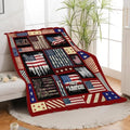 Veteran Blanket American Flag Throw Blanket Veterans Day Gifts for Men Women Adults Super Soft Cozy Plush Fluffy Fuzzy Fleece Blanket Home Decor 60''X80'' by Fuzawet