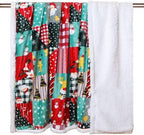 Gogreen Christmas Sherpa Fleece Twin Blanket for Couch Bed Sofa Adults -Soft and Warm Blanket for Winter, Thick and Fuzzy Throw Blanket (Twin - 60" x 80") - Q - Image 5