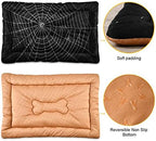 Dog Bed Mat Large Pet Bed Spider Web Washable Anti Slip Bottom Dog Fulffy Comfy Kennel Pad Cat Crate Mat Dog Pet Pad, 24 x 36 Inches - Image 2