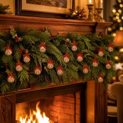 Snowman Ornaments - Snowman Christmas Decorations Ball Ornaments Tree Hanging Balls, Vintage Christmas Decorations Ball 2.36 Inch for Xmas Tree Party Home Holiday，Xmas Gifts Set of 16Pcs - Image 3