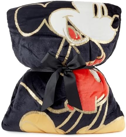 Hallmark Disney Mickey Mouse Hooded Blanket with Mouse Ears (70" x 65") - Image 4