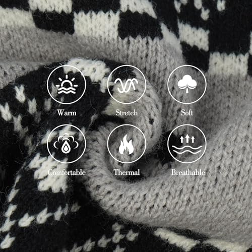 ROZKITCH Dog Sweater for Small Dogs, Cozy Cable Knit Turtleneck Winter Sweater, Warm Pet Clothes for Cat & Small Dogs West Highland White Terrier Grey M - Image 2