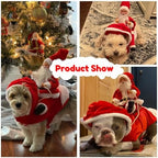 BWOGUE Santa Dog Costume, Dog Christmas Outfit, Santa Rider Costume, Size S - Image 5