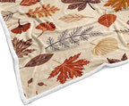 Fall Throw Blanket Autumn Leaves Decor Thanksgiving Fuzzy Fleece Soft Blankets and Throws for Living Room Couch Sofa Bed Chair 50 X 60 Inch - Image 5