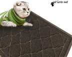 Cat Litter Mat Traps Litter from Litter Box XL Size 47"X36" Durable Trapping Rug, Non-Slip and Waterproof, Easy to Clean