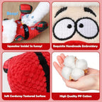 SZEE Dog Christmas Toys for Medium & Big Pets [3 Pack], Premium Dog Gifts, Christmas Doggy Plush Squeaky Chew Toys - Santa, Reindeer, Snowman - Image 3