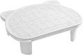 SpaceTime Cat Litter Mat Litter Trapping Mat,20.08"x15.94"x5.91"Large Dual-Layer Cat Litter Box Mat for Kitty,Floor Protection,Waterproof Urineproof(White)