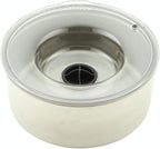 Stainless Steel Dripless Water Bowl with Tritan Plastic Lid, Holds 1 Gal, Reduces Spills & Trails Up to 85%+, Water Bowl for Medium Breed Dogs (21-50 lbs), The Original Slobber Stopper