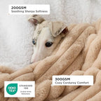 Bedsure ComfyFleece® Waterproof Dog Blankets for Small Dogs,25x35 - Image 2