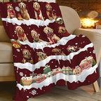 Golden Retriever Throw Blanket Golden Retriever Dog Christmas Stuff Gifts for Kids Girls Boys Adults Women Man Soft Cozy Warm Plush Fluffy Fuzzy Fleece Blanket Decor 40''X50'' - Image 7
