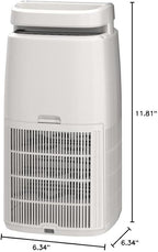POMORON Air Purifiers for Home with Negative Ion and UV, MJ002H, White | Negative Ion Function, UV Function, True H13 Filter, 8/12/24 hours Timer, Fragrance Diffuse