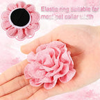 Hoteam 50 Pcs Dog Collar Flowers Bows Accessories, Pink - Image 4