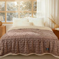 Luciphia Waterproof Blanket for King Bed Reversible Fleece Couch Cover by luciphia