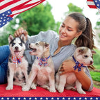 Huhumy 50 Pcs 4th of July Dog Bow Ties Patriotic Dog Collars Bulk - Image 6