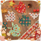 Preboun 50 Pcs Fall Paw Print Dog Bandanas Bulk, Autumn Thanksgiving Party - Image 5