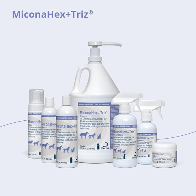 MiconaHex+Triz Mousse, 7.1 oz | Antibiofilm, Moisturizing; Packaging May Vary