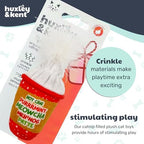 Huxley & Kent Plush Crinkle Catnip Cat Toy, Latte My Way - Image 7