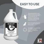 Odorcide Skunk Off Pet Shampoo – Ready to use Skunk Odor Remover for Dogs, Cats, Carpet, Car, Clothes & More – Skunk Shampoo Non-Enzymatic Formula (1 Gallon)