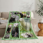 Ferret Blanket for Girls Women Boys Men Adults Kids Soft Cozy Fleece Cute Ferrets Throw Blankets Gifts Warm Flannel Plush Lightweight Decor for Couch Bed Sofa 50"X40" - Image 4